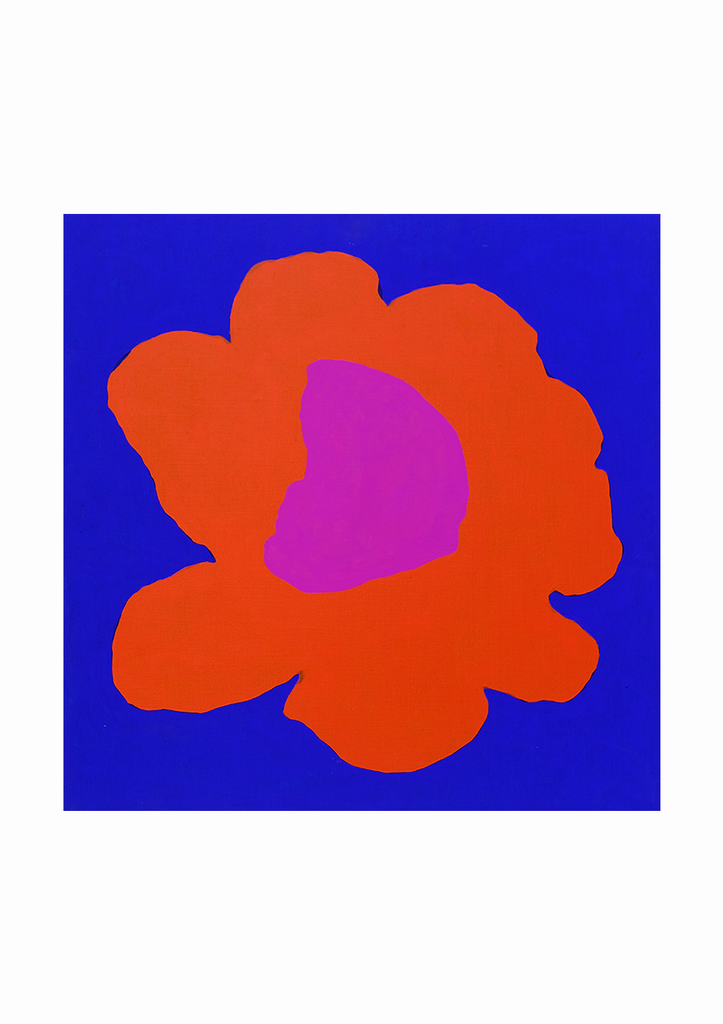 'Blommig Röd Glitch (Flowery Red Glitch)' by Micke Lindebergh