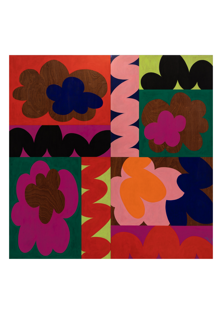 'Flower Panels #1' for Pride Mural by Micke Lindebergh